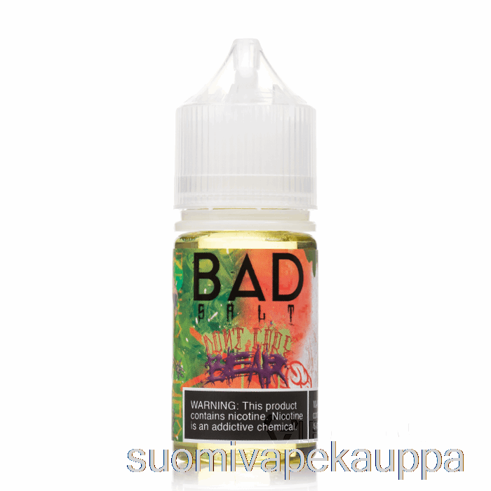 Vape Nesteet Don't Care Karhu - Huono Suola - 30ml 25mg